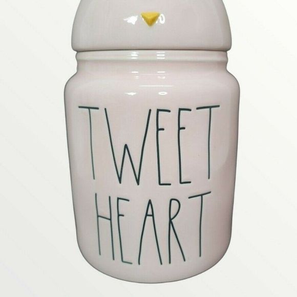 Rae Dunn Easter LL TWEET HEART Pink Canister Top - Picture 2 of 10